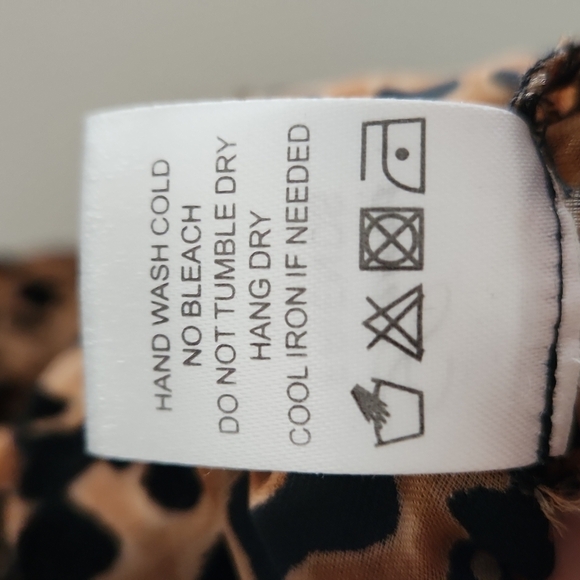 Lover + Friends | Leopard Daydream Burnout Blouse - Size M - Picture 10 of 10